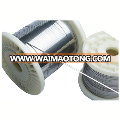 Electric heating flat ribbon wire nichrome 80 20 Ni80 Cr20 alloy resistance wire